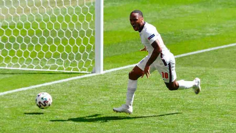 Sterling garante vitória da Inglaterra na estreia contra a Croácia na Euro