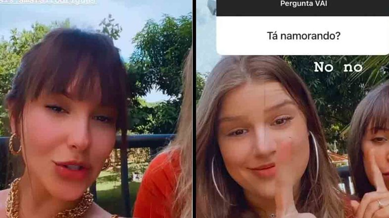 Ex-BBB Thaís Braz revela que está solteira em vídeo com amigas
