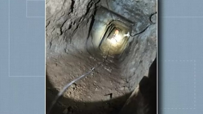 Túnel é descoberto perto de bancos em Poços de Caldas; prédio é isolado