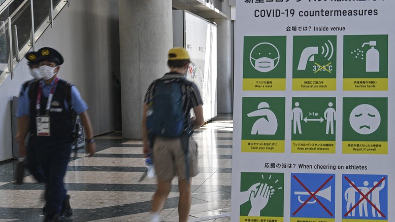 Organização da Olimpíada revela mais dois casos de covid-19 entre atletas
