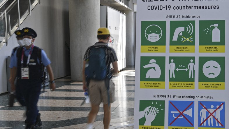 Organização da Olimpíada revela mais dois casos de covid-19 entre atletas