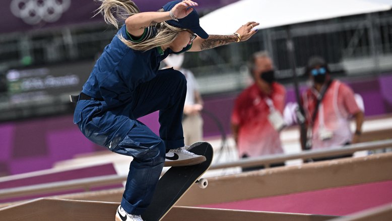 Pâmela Rosa revela lesão após eliminação precoce no skate na Olimpíada de Tóquio