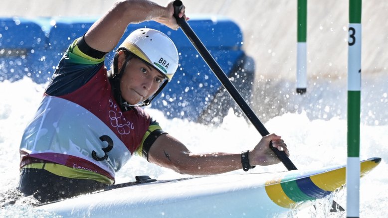 Canoagem slalom: Ana Sátila garante vaga na final da categoria C1 na Olimpíada de Tóquio