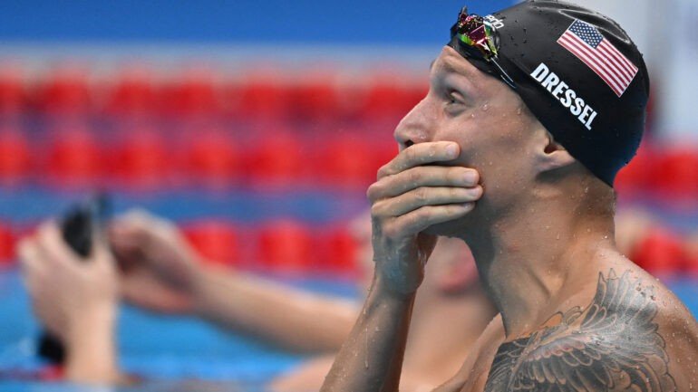 Natação: americano Caeleb Dressel é ouro nos 100m livre com recorde olímpico