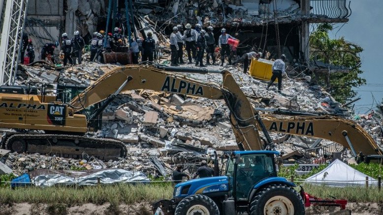 Número de mortos por desabamento de edifício na Flórida sobe para 78