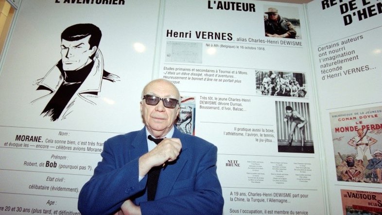 Morreu o escritor belga de romances de aventura Henri Vernes