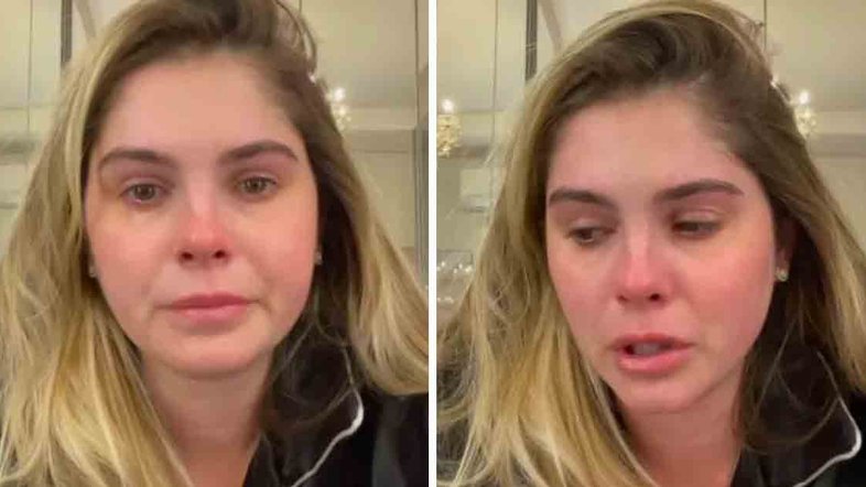 Bárbara Evans chora ao falar de novo processo de fertilização