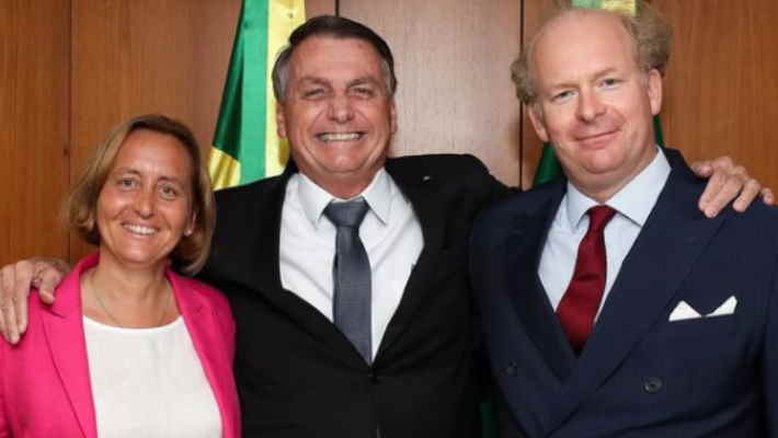 Bolsonaro recebe deputada alemã, neta de ministro de Hitler