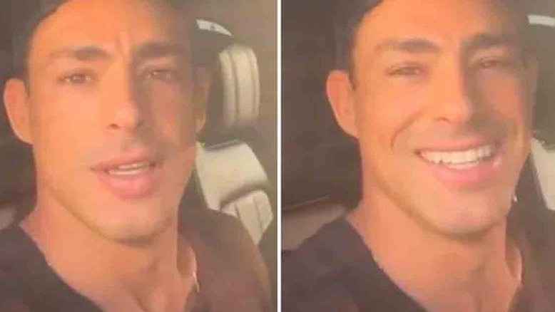 Cauã Reymond toma a primeira dose da vacina contra a Covid-19
