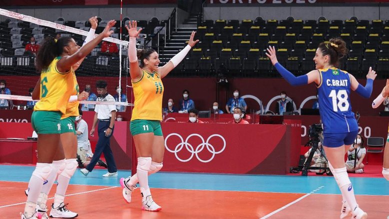 No vôlei feminino, Brasil vence Coreia do Sul na estreia olímpica