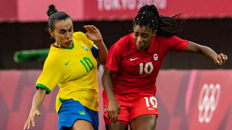Marta se emociona ao cantar 'Não deixa o samba morrer' após eliminação em Tóquio