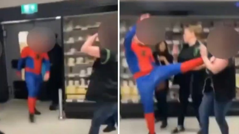 Londres: 'Homem-Aranha' é preso após agredir funcionária de supermercado