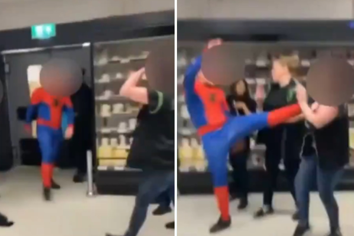 Londres: 'Homem-Aranha' é preso após agredir funcionária de supermercado