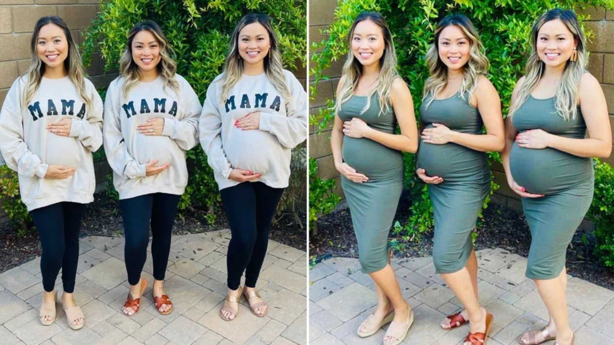 Trigêmeas ficam grávidas ao mesmo tempo: "Compartilhamos tudo"