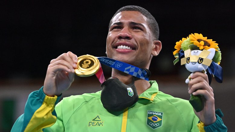 Boxe: Hebert Conceição vence ucraniano com nocaute espetacular e conquista a medalha de ouro