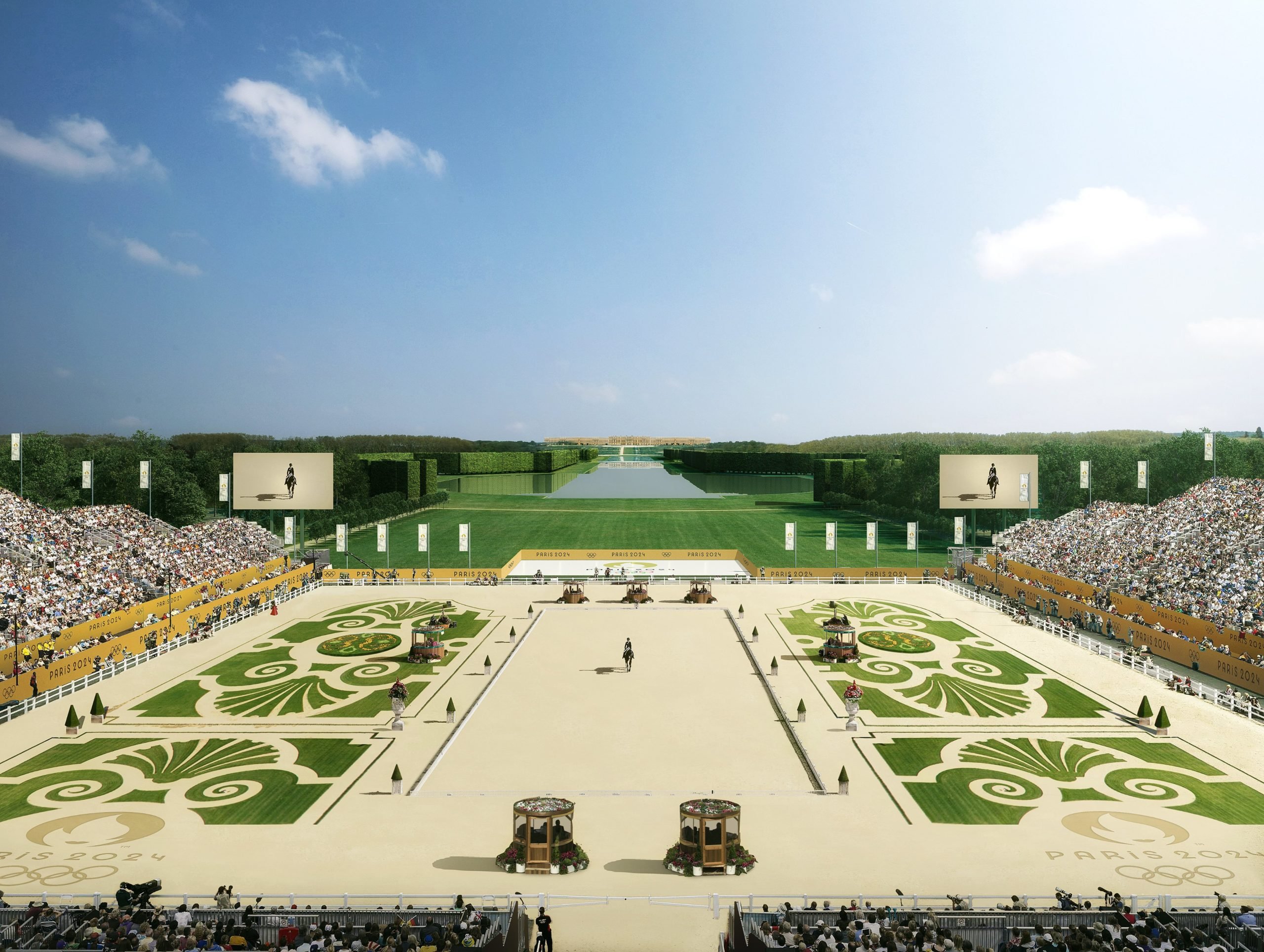 Paris 2024 terá arenas esportivas em locais históricos; confira a projeção em imagens