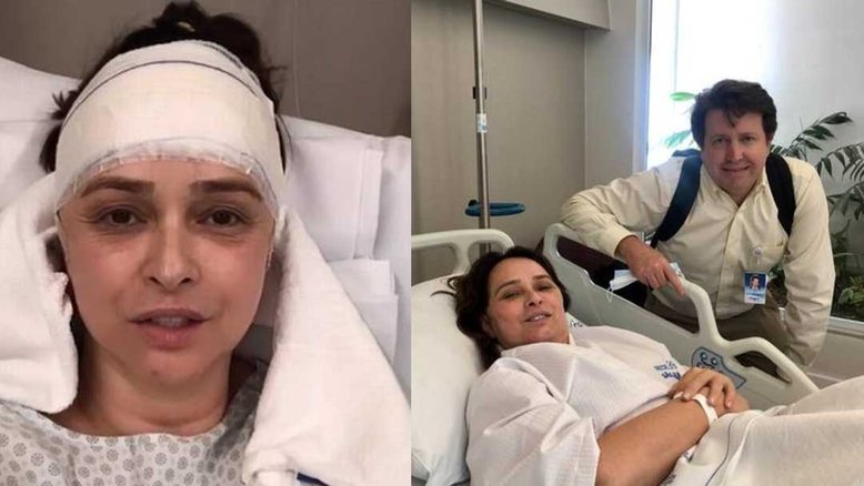 Myrian Rios passa por cirurgia na região da cabeça: 'Estava ficando surda'