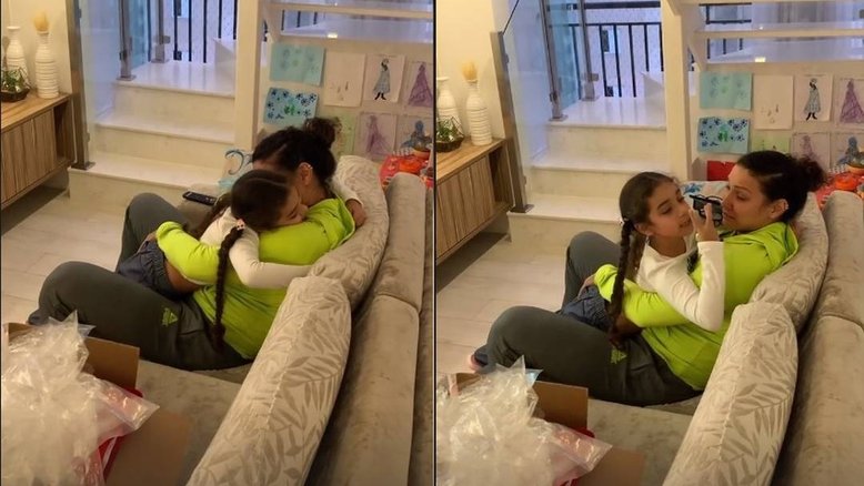 Marido mostra encontro de Tandara com a filha: 'É de partir o coração'