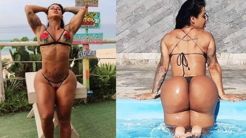 Modelo com 126 cm de quadril permite fotos do bumbum: 'Invasivo, mas me amarro'