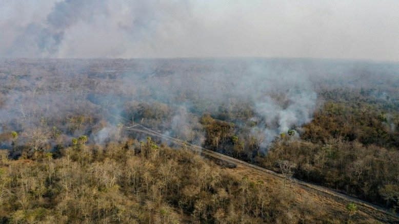 Em 2021, incêndios já consumiram 1,65 milhão de hectares na Bolívia