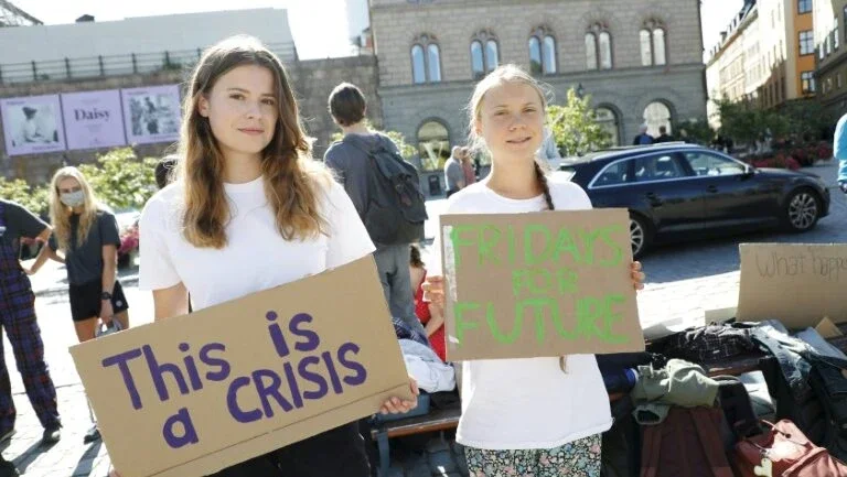 Greta Thunberg chama de 