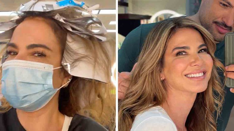 Luciana Gimenez repagina o visual e aparece com os cabelos mais claros