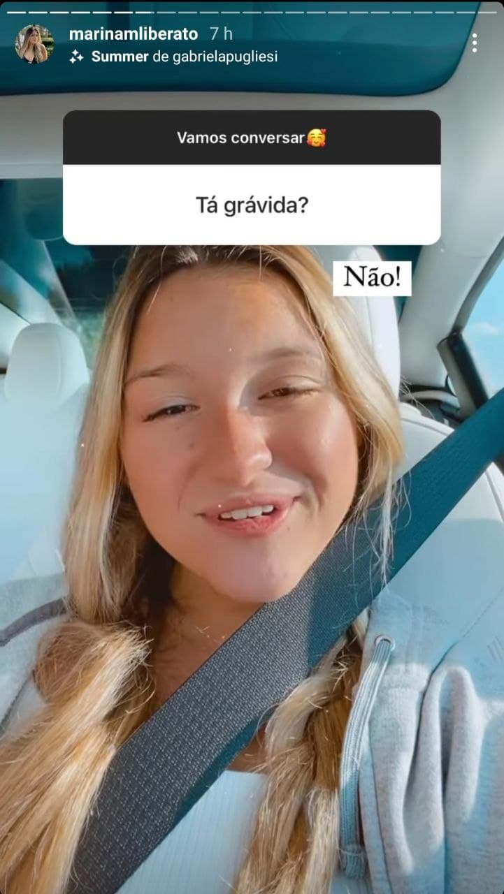 Filha de Gugu Liberato fala sobre boatos de gravidez: 'Quem inventou?' 4 Filha de Gugu Liberato fala sobre boatos de gravidez: 'Quem inventou?'