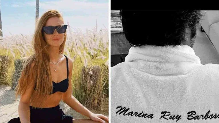 Marina Ruy Barbosa posta primeira foto do namorado em suas redes sociais