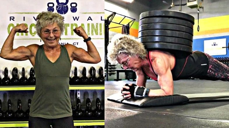Americana de 71 anos quebra recordes e vira campeã de levantamento de peso