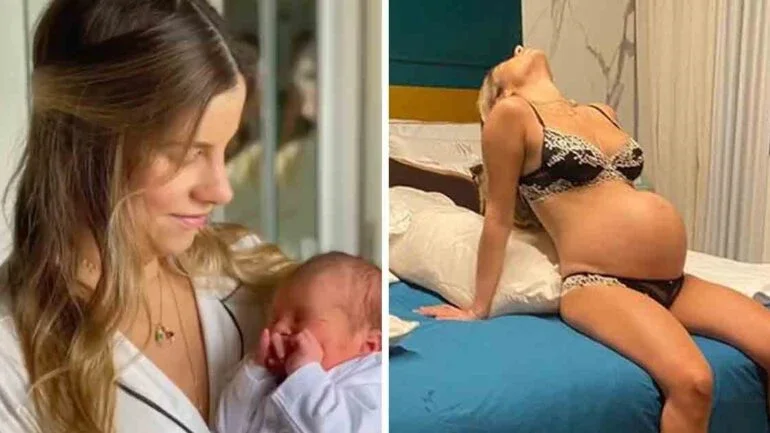 Shantal fala sobre as 48h de trabalho de parto e elogia Mateus Verdelho