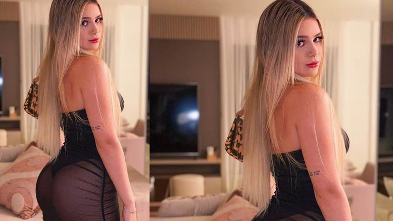 Viih Tube é elogiada por look transparente com calcinha fio-dental após ataque de haters
