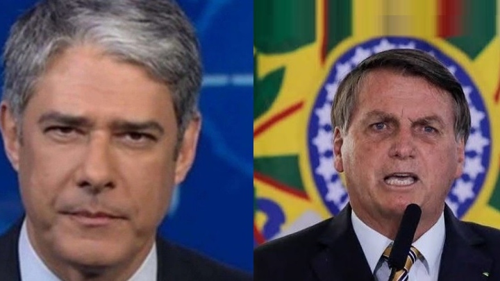 Bolsonaro diz que vai beijar Bonner ao vivo no 'Jornal Nacional'; veja vídeo
