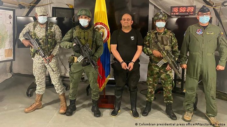Narcotraficante mais procurado da Colômbia é preso