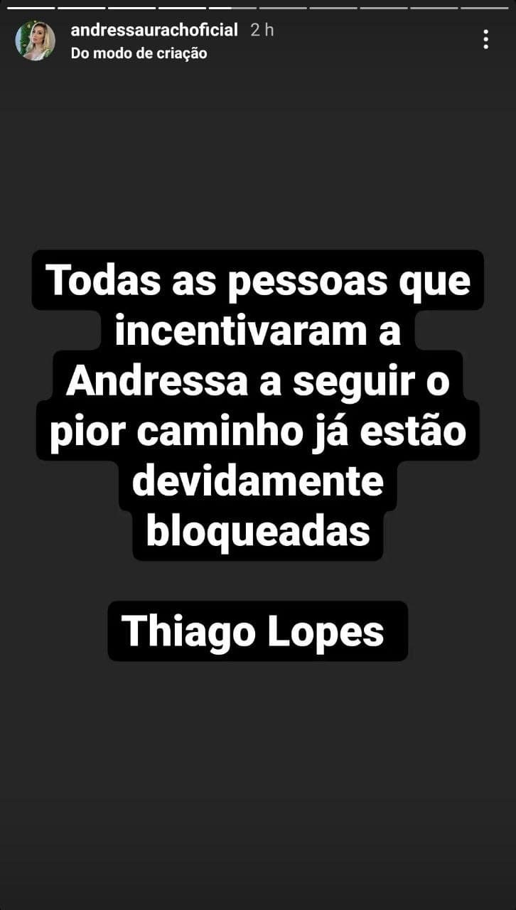 Após reconciliação, Andressa Urach posa com a família: 'O amor sempre vence' 4 Após reconciliação, Andressa Urach posa com a família: 'O amor sempre vence'
