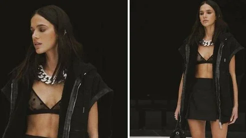 Bruna Marquezine deixa seios à mostra com sutiã transparente de mais de R$ 1 mil