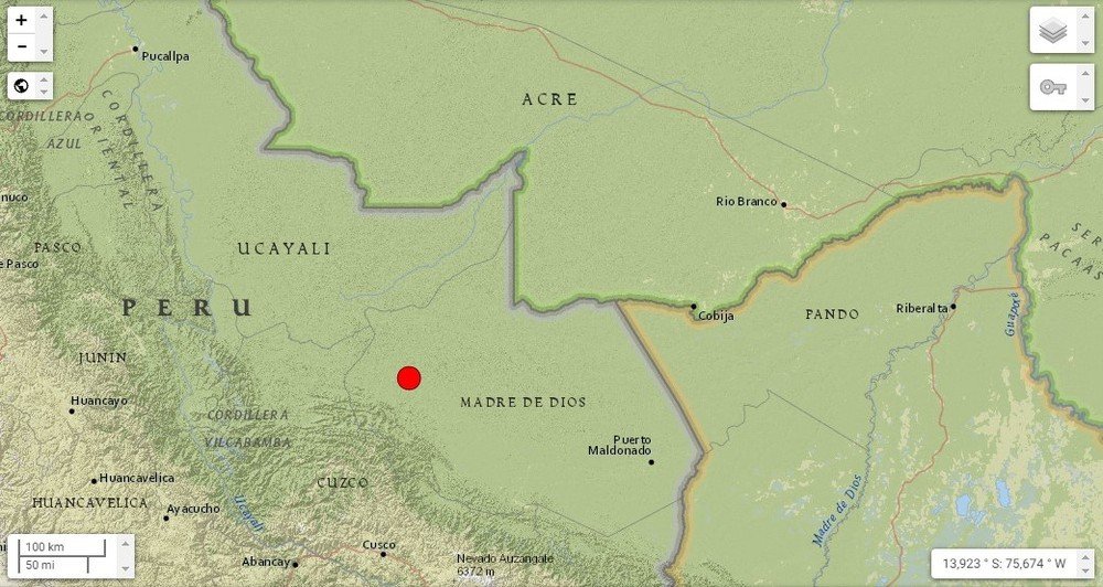 RO: Terremoto de magnitude 5,7 no Peru é sentido por moradores de Porto Velho 4 RO: Terremoto de magnitude 5,7 no Peru é sentido por moradores de Porto Velho