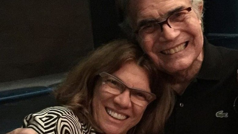 Denise Saraceni com Tarcísio Meira
