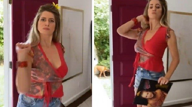 Nas redes, Letícia Spiller reencarna Babalu de 'Quatro por Quatro'