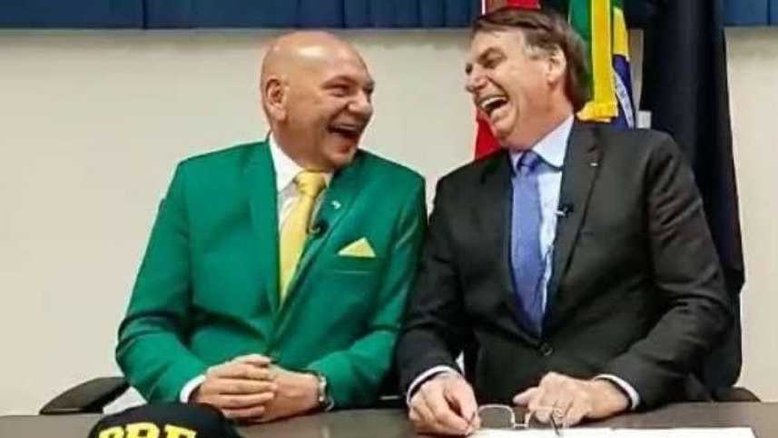 Luciano Hang e Jair Bolsonaro