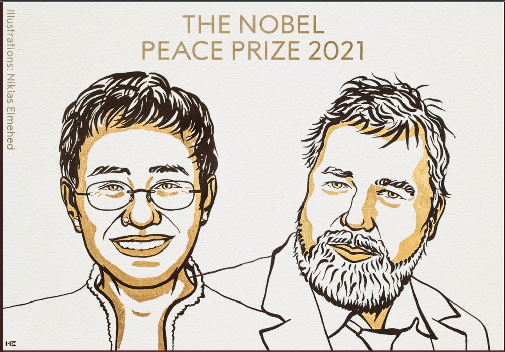 Nobel da Paz vai para jornalistas por defesa da liberdade de expressão 4 Nobel da Paz vai para jornalistas por defesa da liberdade de expressão