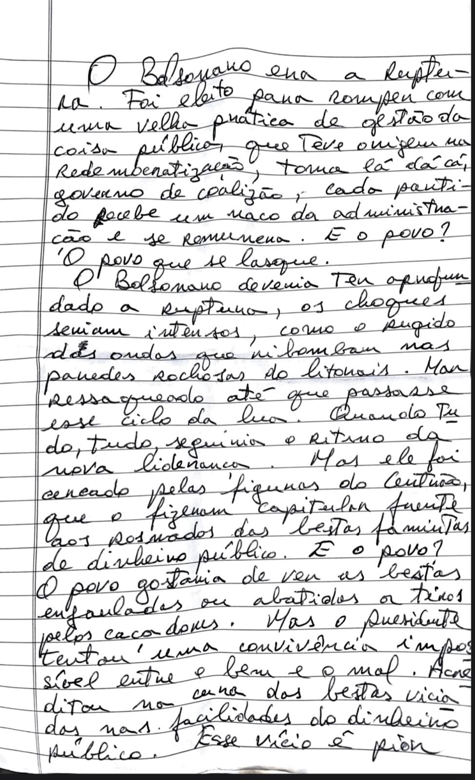 Em carta, Jefferson indica rompimento com Bolsonaro
