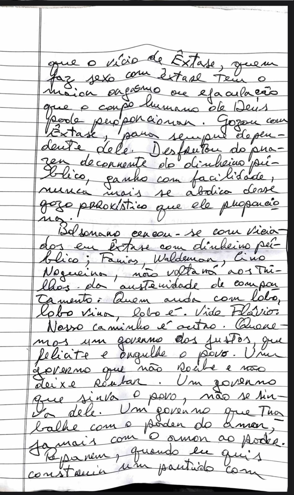 Em carta, Jefferson indica rompimento com Bolsonaro