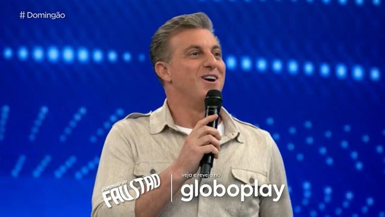 Globo comete gafe e encerra programa de Huck com nome 'Domingão do Faustão'