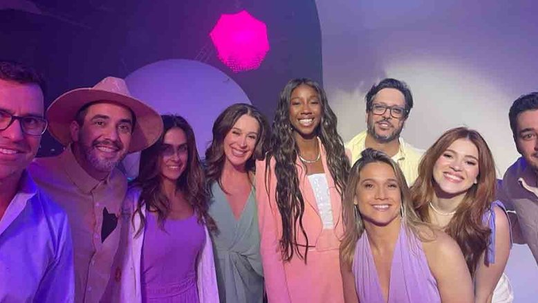Globais mostram bastidores das gravações da vinheta de fim de ano