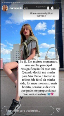 Duda Reis se muda para São Paulo e conta detalhes no Instagram 4 Duda Reis se muda para São Paulo e conta detalhes no Instagram