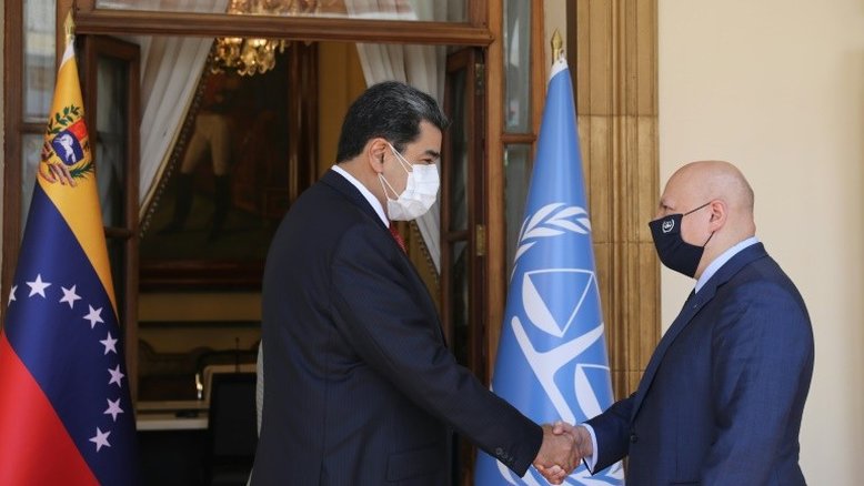Maduro recebe procurador do TPI, em visita à Venezuela