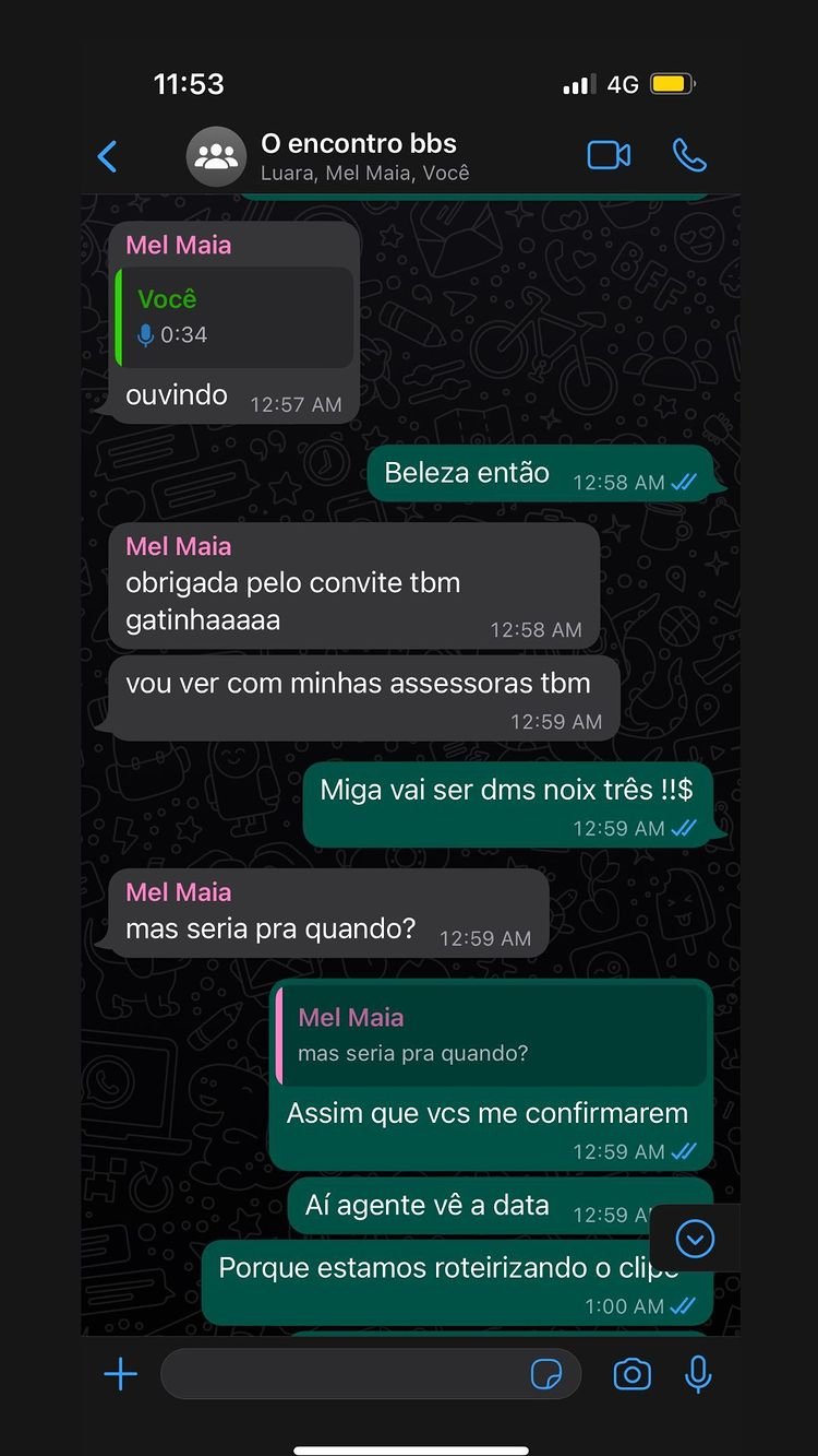Melody diz que Mel Maia aceitou 'namoro fake': 'Ela sabe do nosso combinado'