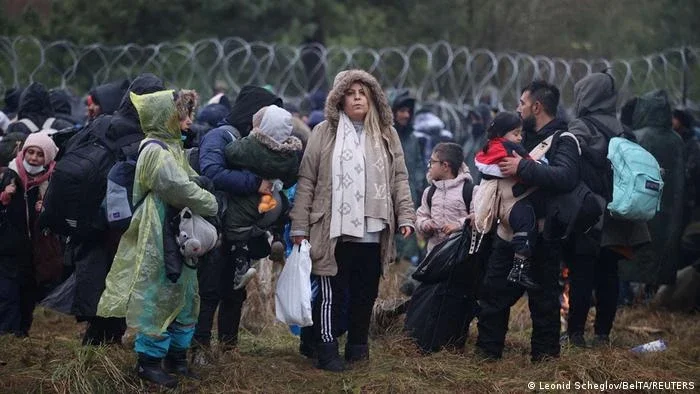A rota de fuga para a Europa via Belarus