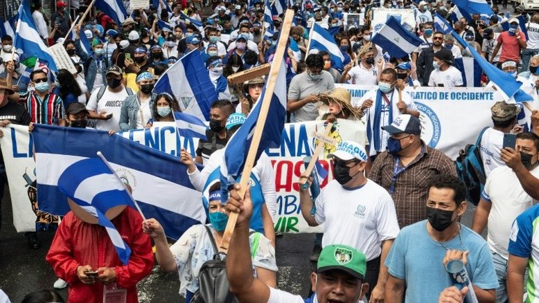 Nicaragüenses no exílio exigem saída de Ortega
