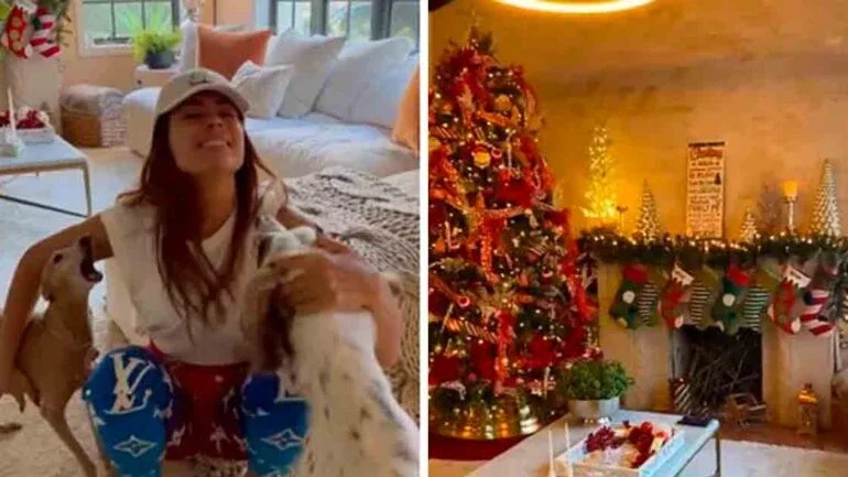 Anitta mostra decoração de Natal na casa de Miami